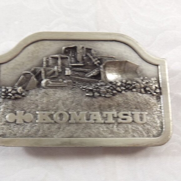 Komatsu Heavy Equipment Belt Buckle 1982 - Picture 2 of 9